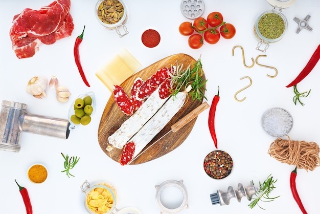 مواد اولیه در تولید سوسیس و کالباس