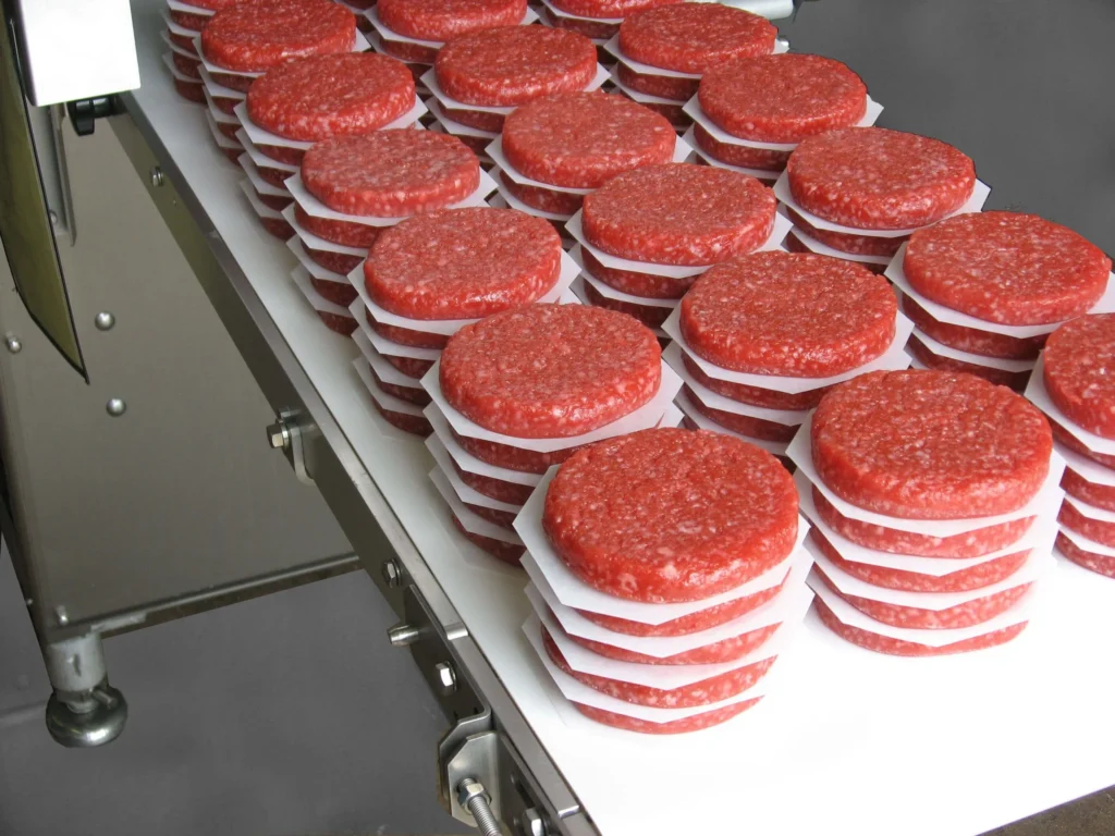 کاغذگذار خودکار دستگاه همبرگر